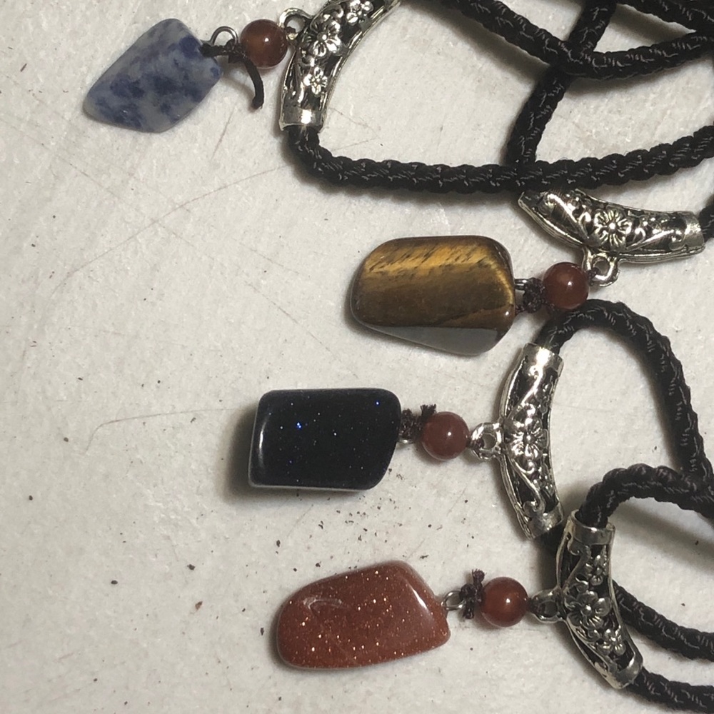 Handmade pendant set of 4